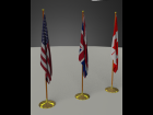 Flag and pole