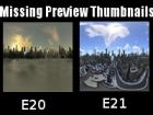 Missing E20,E21 WorldBall Preview Thumbnails