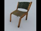 Free Wooden Cloth Chair