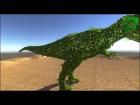 Plant Animation Asset : Statue Animal Plants -TRex