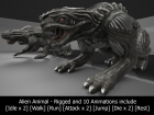 Alien Animal test in Blender Game Engine