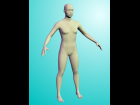 MakeHUman v1.1.0 A-Pose Figure