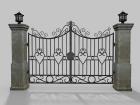 Driveway Gate Old