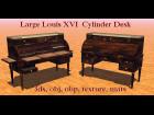 Large Louis XVI cylinder desk