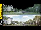 Architectural Visualization Tutorial Photoshop Exterior Post Production