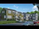 3D Exterior Rendering View of Residential Building