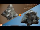 Free Photogrammetric Rock - Cluster