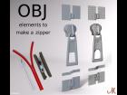 OBJ Zipper elements