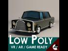 Low-Poly Cartoon Limousine Car