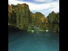 The Golden Dwarf Cliffs Background Image