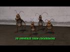 3DU Toon Cockroach's a Daz Studio demo