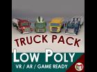 Low Poly Cartoon Truck Pack 01