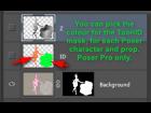 Poser - script to pick colour and assign to ToonID