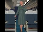 Flight Attendant 1950s (V4) (for Poser)