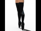 Slave Boots For Genesis 3 Female-Genesis 8 Female