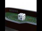 Craps Table and Die - Toon - Daz Studio Props