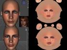 Changing The Blond G3 Model To G8F Process (Face)