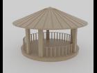 Wooden gazebo