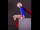 supergirl on the box