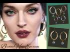 Briolete Hoop Earrings for G3F G8F