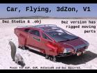 Car, Flying, 3dZon, V1