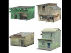 Shanty Town Buildings 2: Set 2 (for Poser)