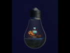 Low Poly Ship Scene in a Bulb