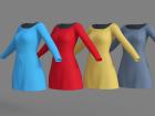 Star Trek TOS Dress for Genesis 8 Female