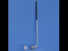 Golf Club and Golf ball 3d model