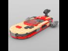 Modular Brick Landspeeder (for DAZ Studio)