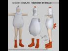 Chicken costume - Botarga de pollo