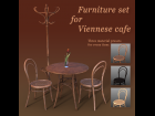 Furniture set for Viennese cafe