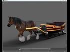 Simple Horse Drawn Sleigh 02