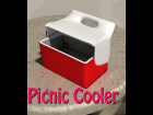 Simple Picnic Cooler Prop for Poser