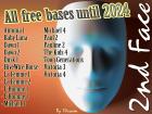 2nd Face - All free bases until 2024