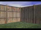 Weathered Fence Panel OBJ