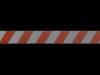 Highway Barrier Warning Stripe