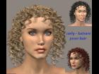 curly katsaro hair for poser