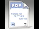 Colors for CLOTHER Tutorial