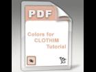 Colors for CLOTHIM Tutorial