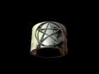 witches pentagram ring