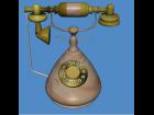 Antique Phone 3d obj