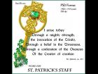 St. Patrick's Staff - Word Art