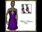 Magick's Purple Dress with matching Shoes