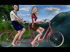 double bicycle,obj,3d studio