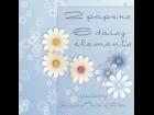 Blue Daisy Scrapbook Pages and elements