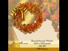 Bowed Autumn Wreath