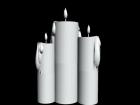 3 Halloween Candles