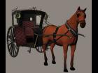 Hansom Cab and harness