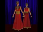 Golden Red for Daz Morphing Starlet Dress